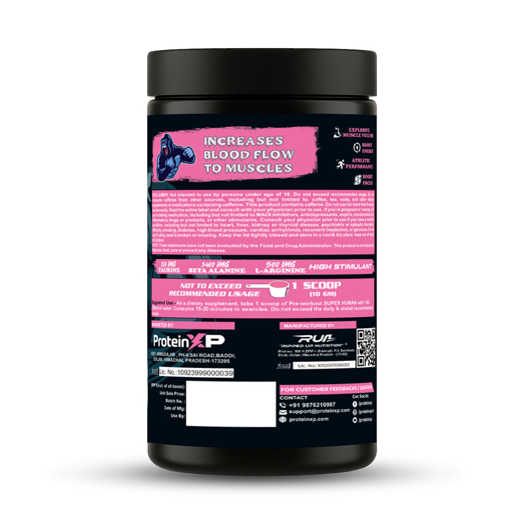 Super Human Preworkout