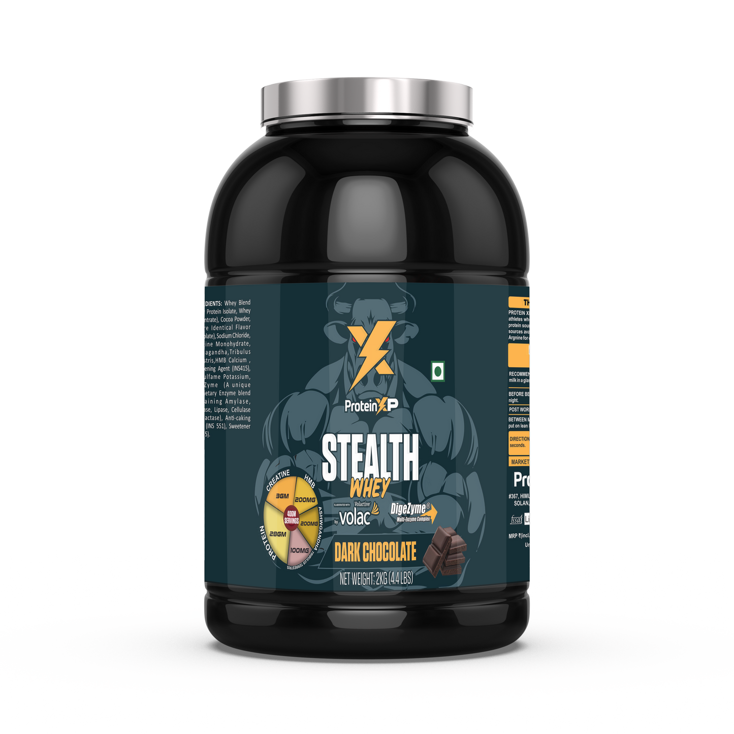 STEALTH WHEY- with added Creatine,HmB, Tribulus and ashwagandha