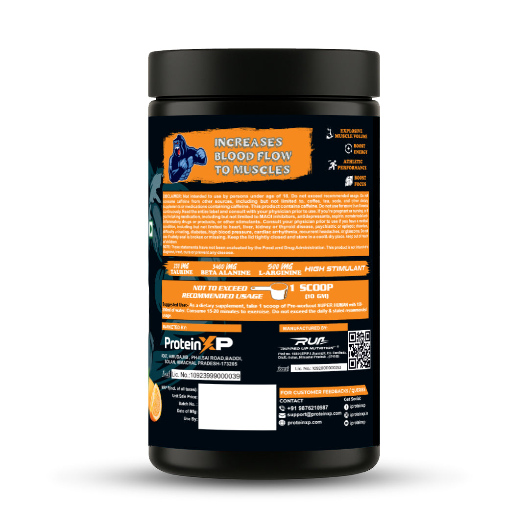 Super Human Preworkout