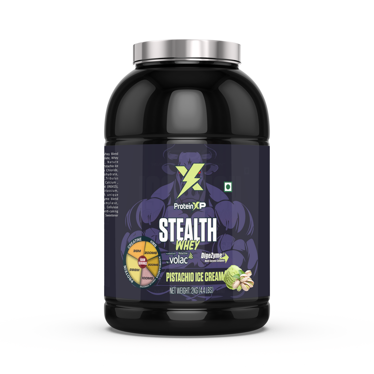 STEALTH WHEY- with added Creatine,HmB, Tribulus and ashwagandha