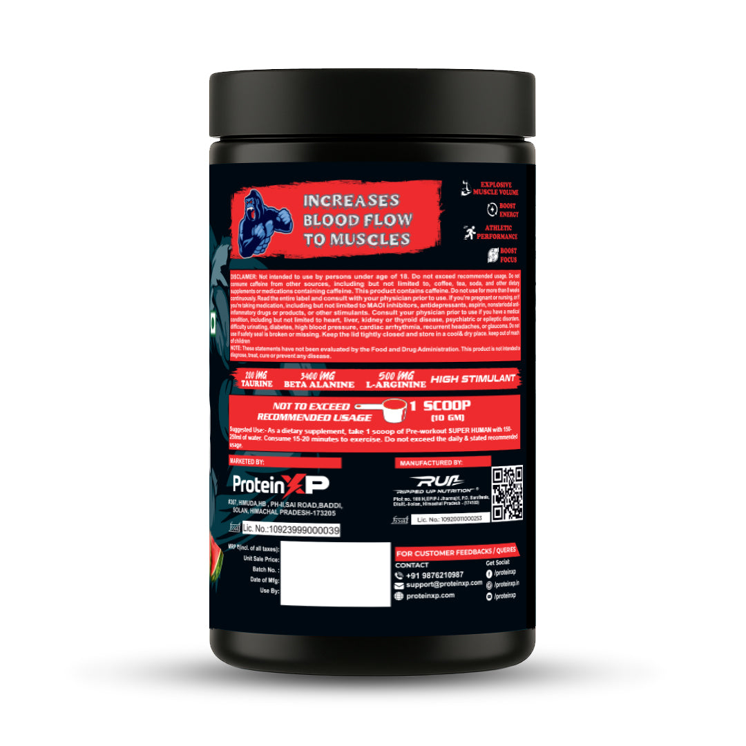 Super Human Preworkout